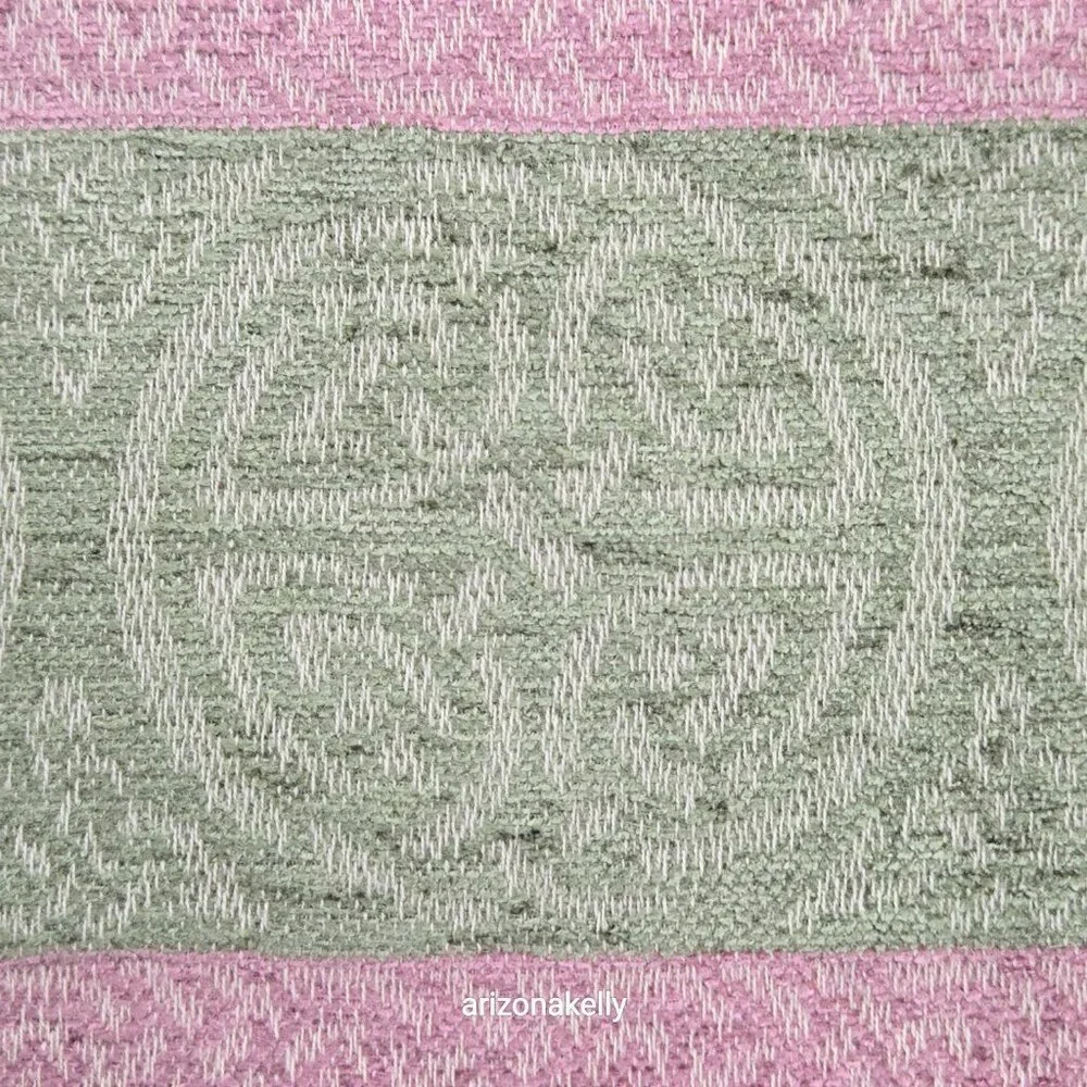 NEW Calzeat Celtic Knot Scarf Green & Purple